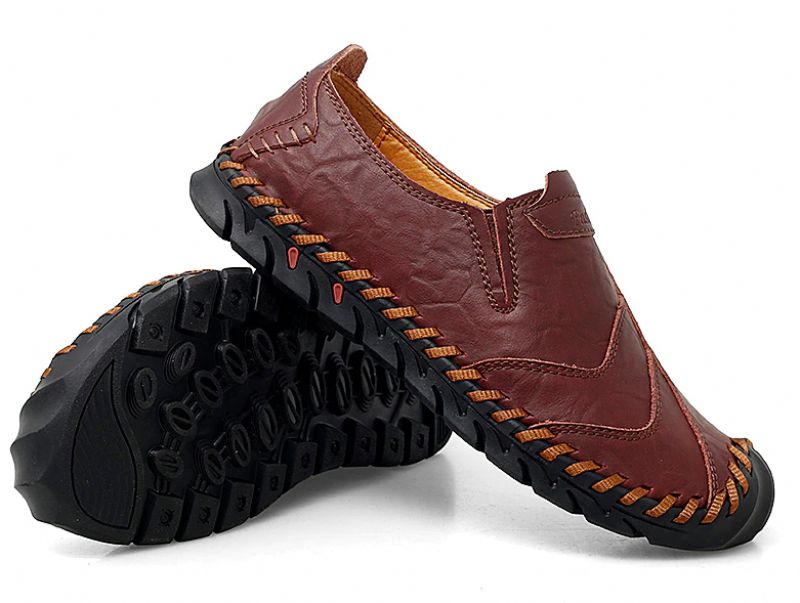 Florenzio Heren Loafers Casual Schoenen - Koffie
