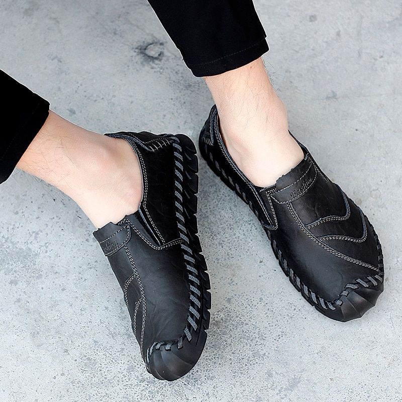 Florenzio Heren Loafers Casual Schoenen - Koffie