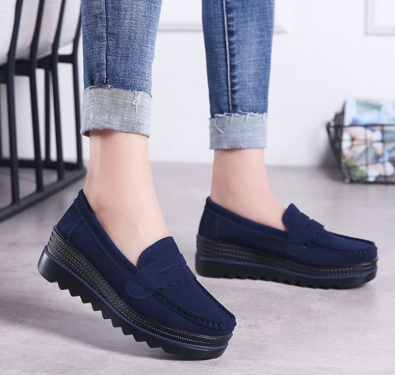Fly V1 Dames Platform Schoenen - Zwart