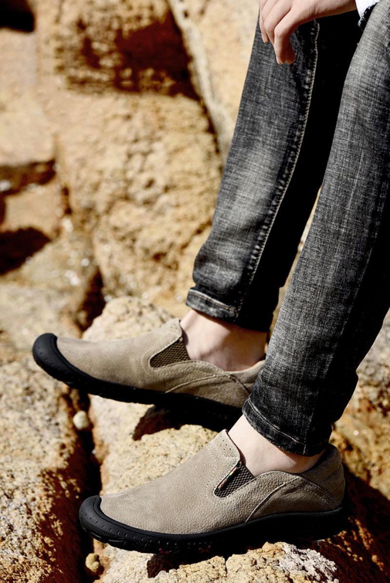 Foden Heren Loafers Casual Schoenen - Grijs