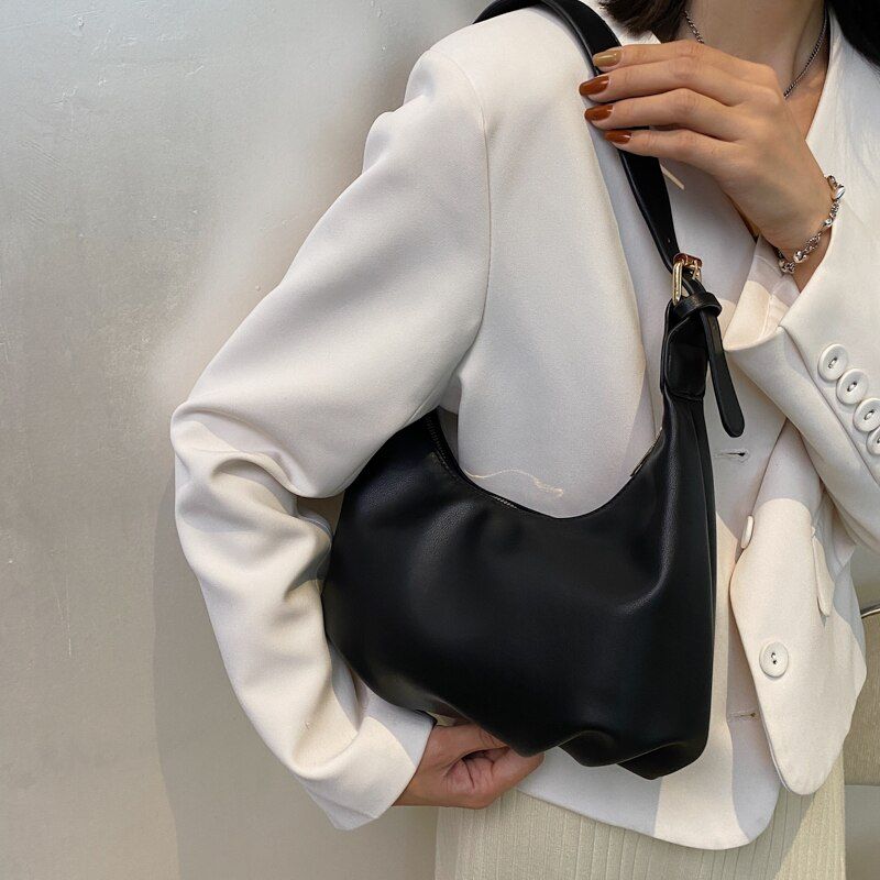 Fortuna Dames Leren Crossbody Handtas - Zwart