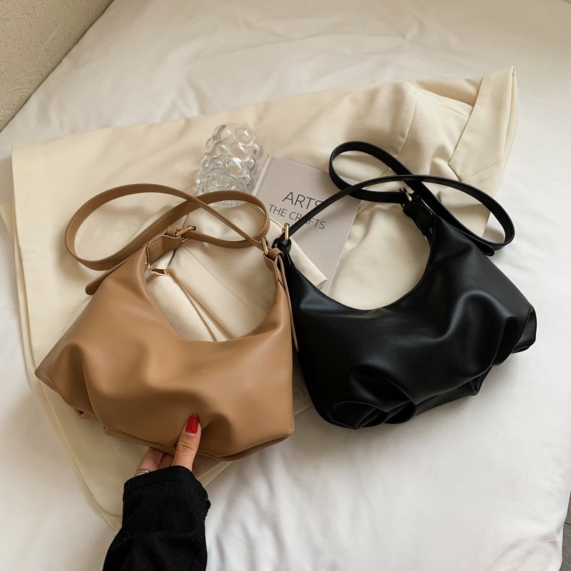 Fortuna Dames Leren Crossbody Handtas - Zwart