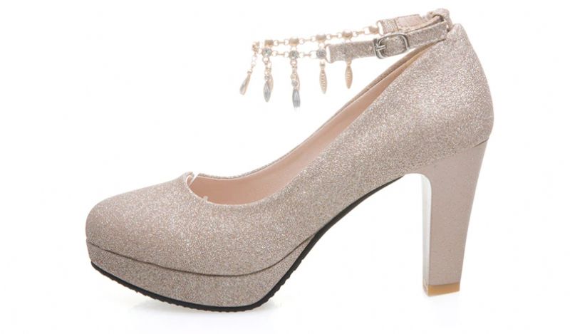 Francia Dames Hoge Hak Pumps - Goud
