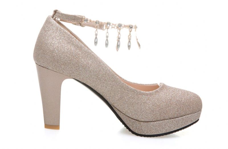 Francia Dames Hoge Hak Pumps - Goud
