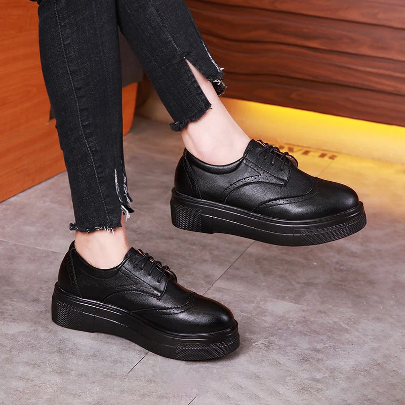 Franco Dames Platform Schoenen - Rood