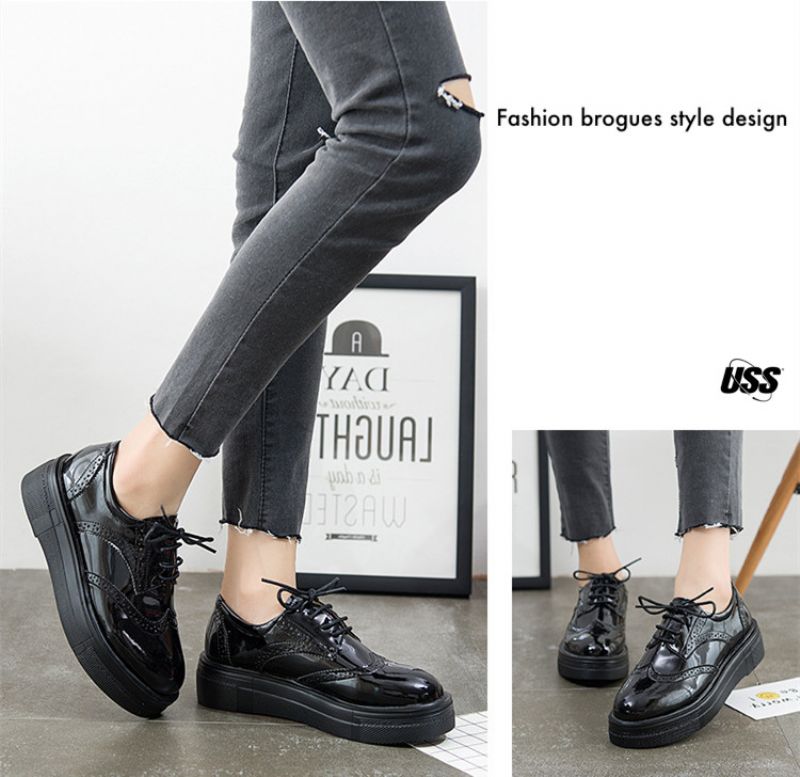 Franco Dames Platform Schoenen - Rood