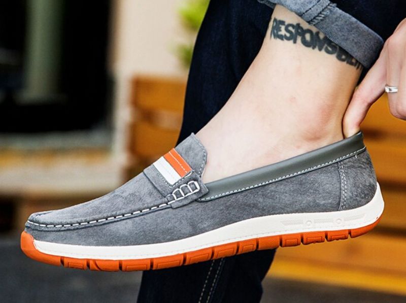 Frank Heren Loafer Schoenen - Grijs