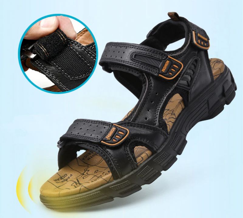 Frecar Heren Zomer Sandalen - Koffie
