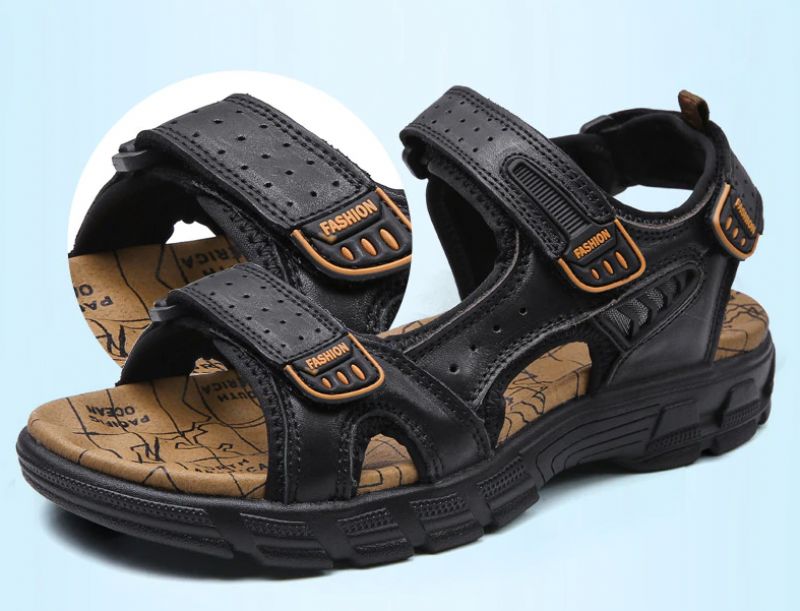 Frecar Heren Zomer Sandalen - Koffie