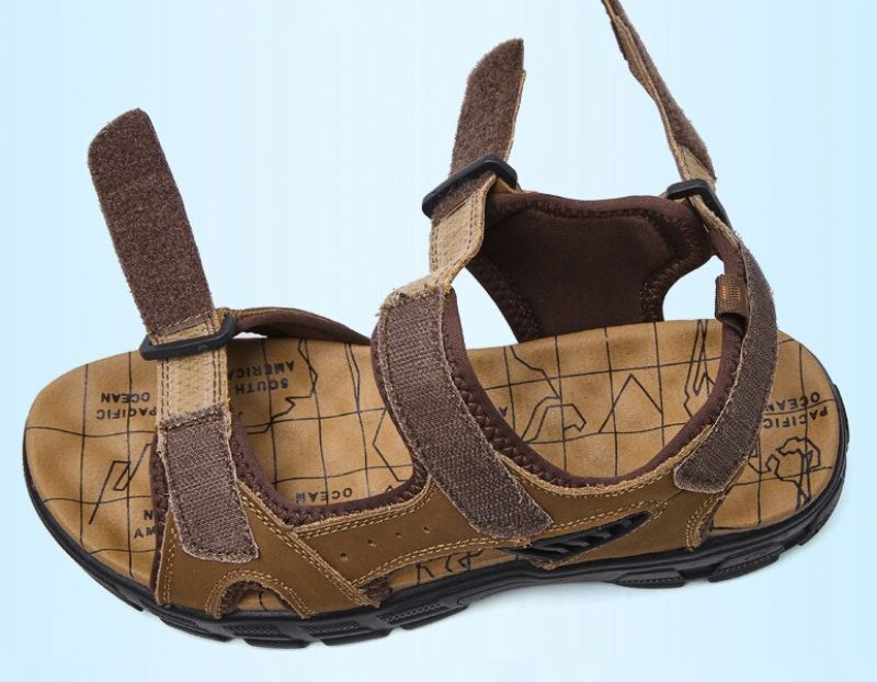 Frecar Heren Zomer Sandalen - Koffie