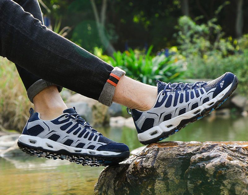 Frederic Heren Ademende Zomerschoenen - Grijs