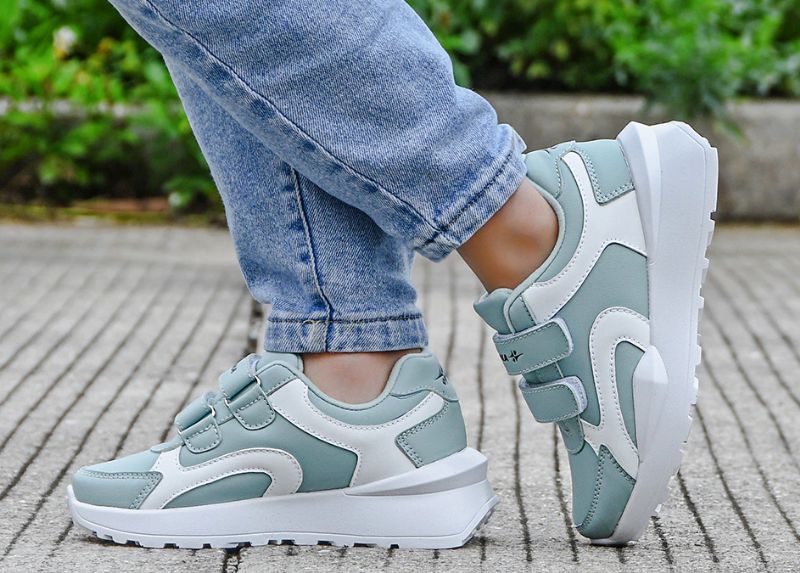 Freeman Unisex Kinder Hardloopschoenen - Groen