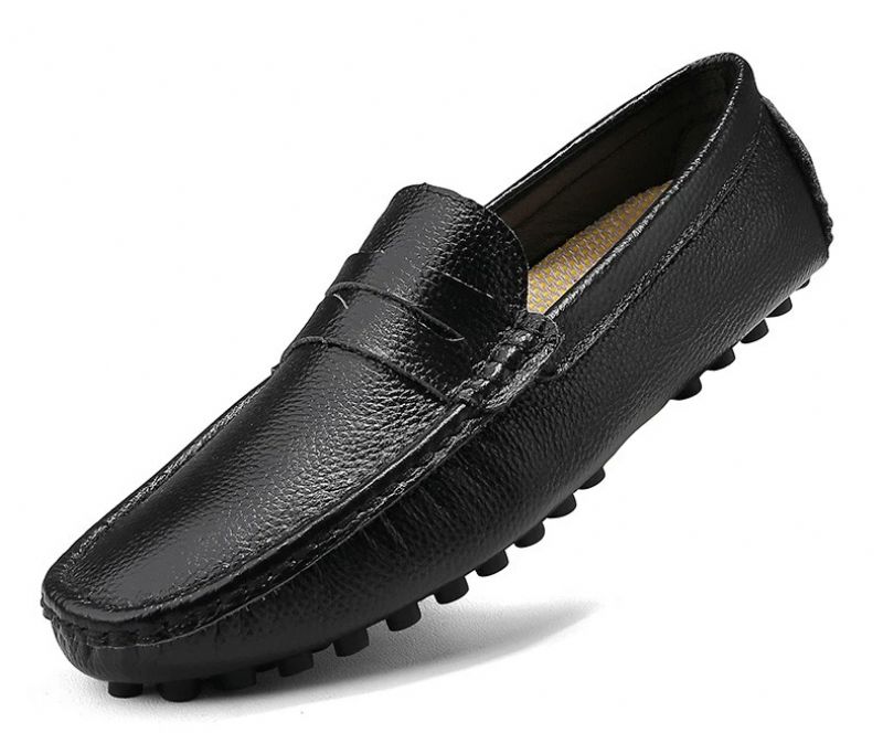 Freidy Heren Loafers Casual Schoenen - Zwart