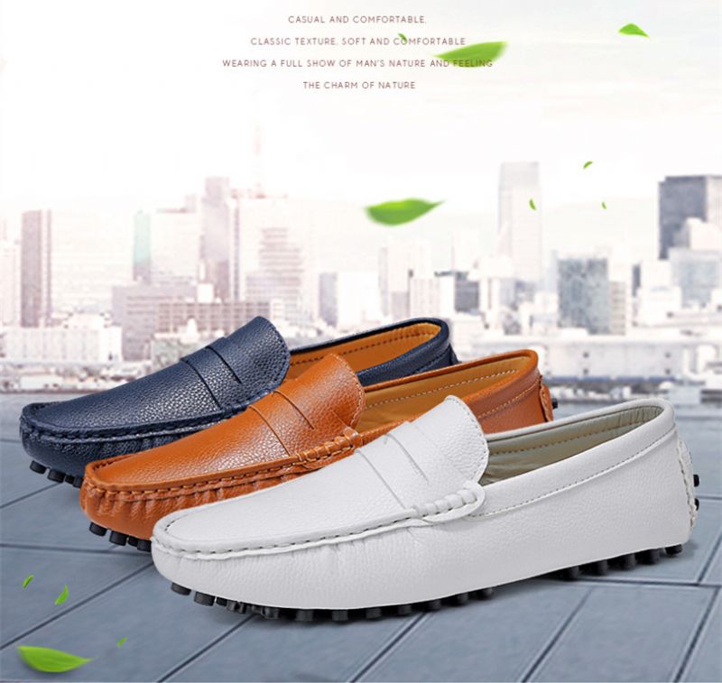 Freidy Heren Loafers Casual Schoenen - Zwart