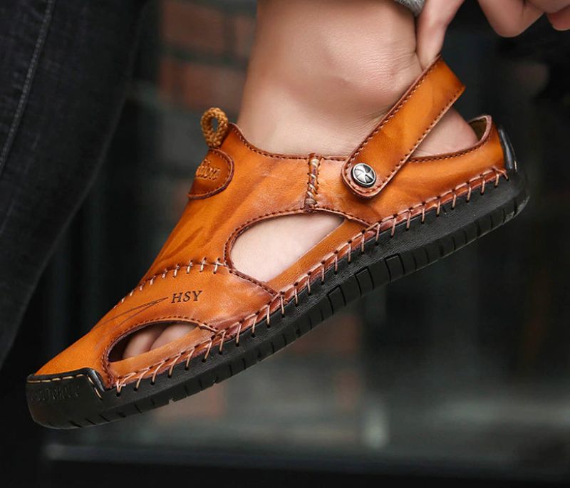 Freiner Heren Strand Sandalen - Bruin