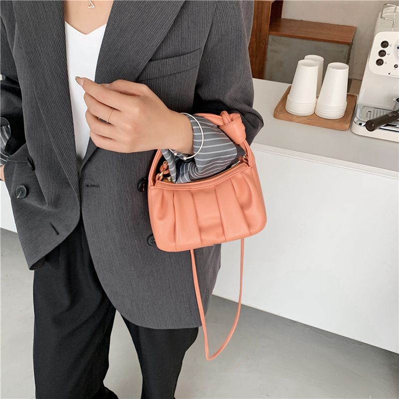 Frida Dames Leren Crossbody Handtas - Blauw