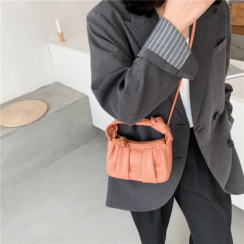 Frida Dames Leren Crossbody Handtas - Blauw