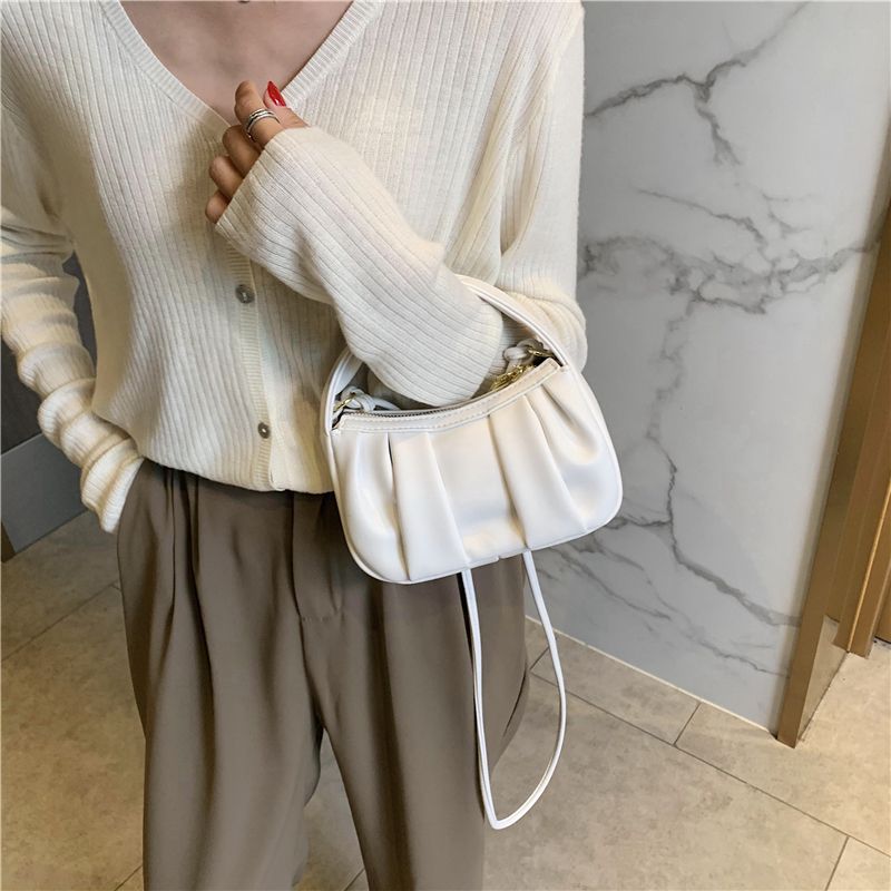 Frida Dames Leren Crossbody Handtas - Blauw