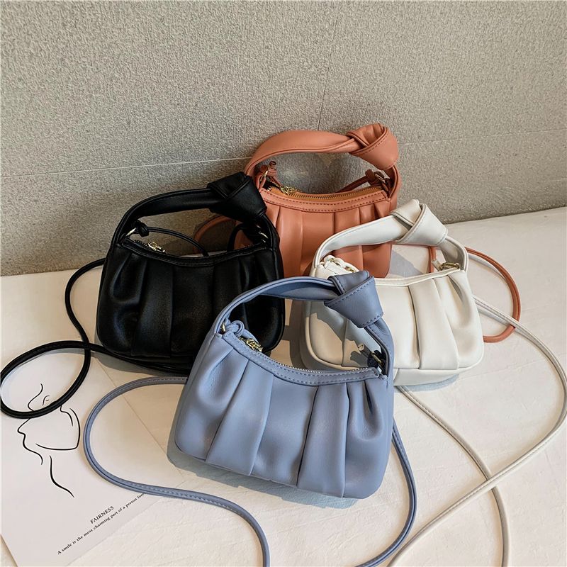 Frida Dames Leren Crossbody Handtas - Blauw