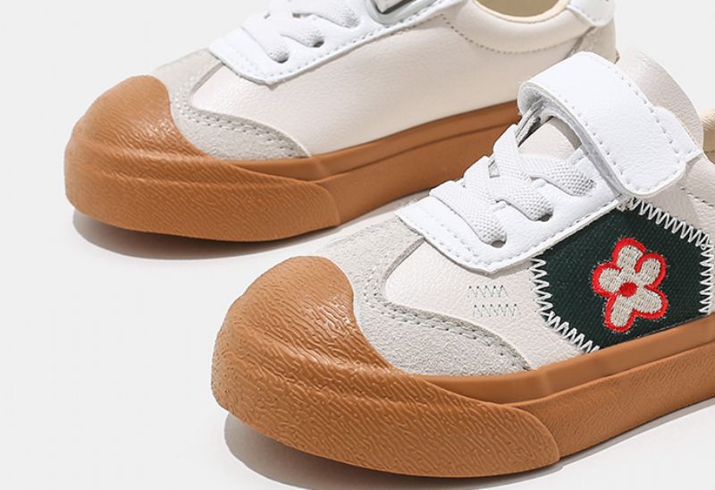 Frida Meisjes Klassieke Sneaker - Beige