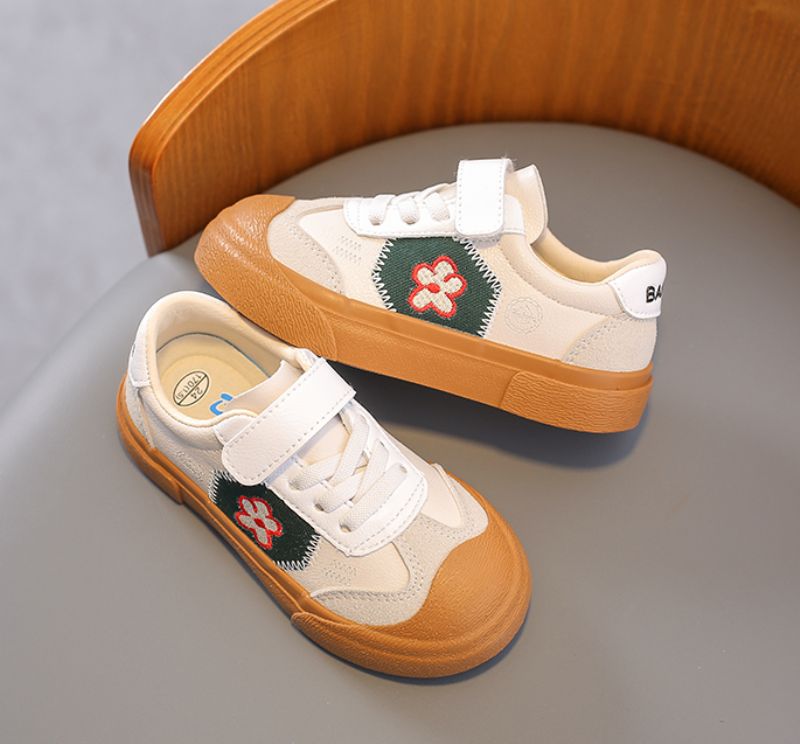 Frida Meisjes Klassieke Sneaker - Beige