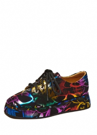 Fritz Dames Ronde Neus Platform Schoenen