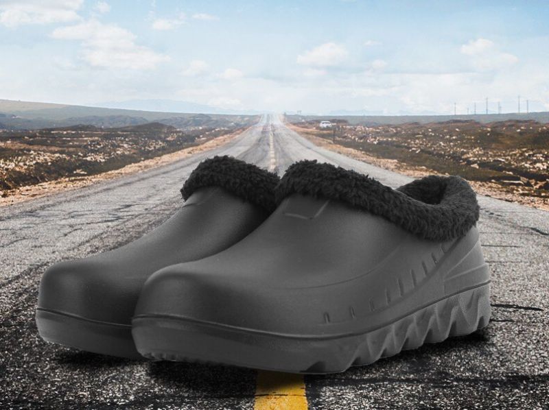 Furby Heren Casual Waterdichte Slipper - Zwart