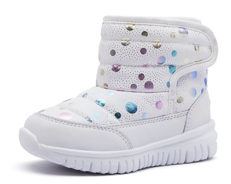 Gabriella Meisjes Warme Boot - Wit Bont