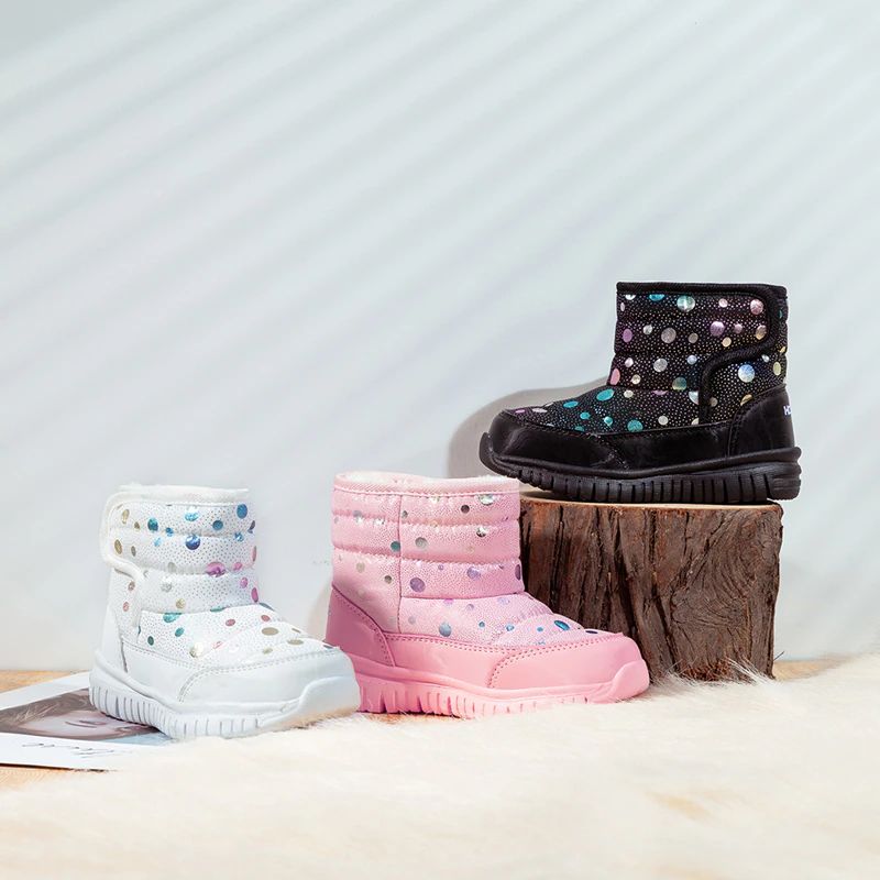 Gabriella Meisjes Warme Boot - Wit Bont
