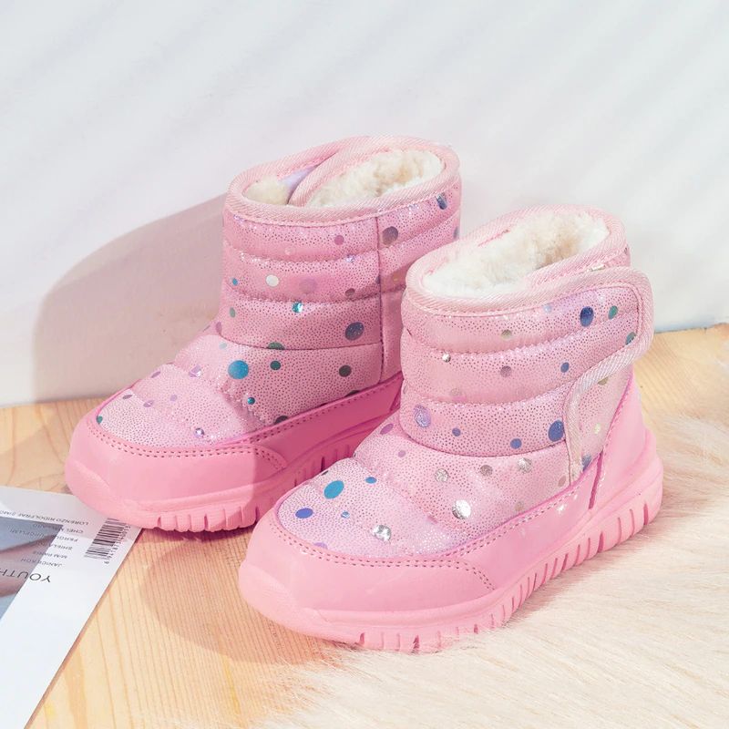 Gabriella Meisjes Warme Boot - Wit Bont