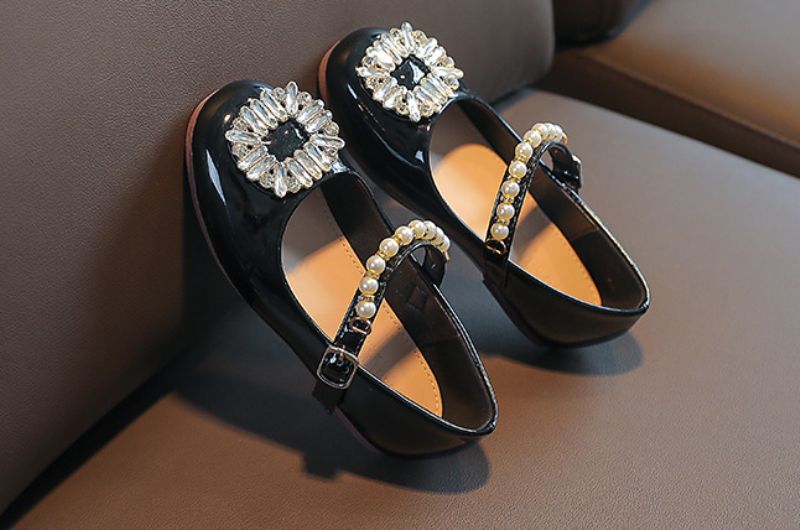 Gaby Platte Schoenen Voor Meisjes - Bordeauxrood