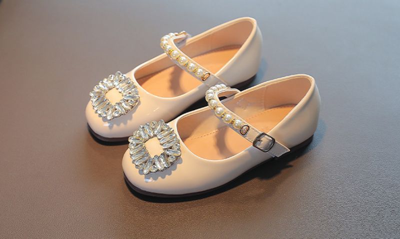 Gaby Platte Schoenen Voor Meisjes - Bordeauxrood