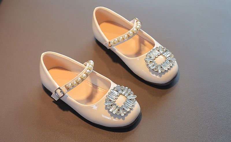 Gaby Platte Schoenen Voor Meisjes - Bordeauxrood