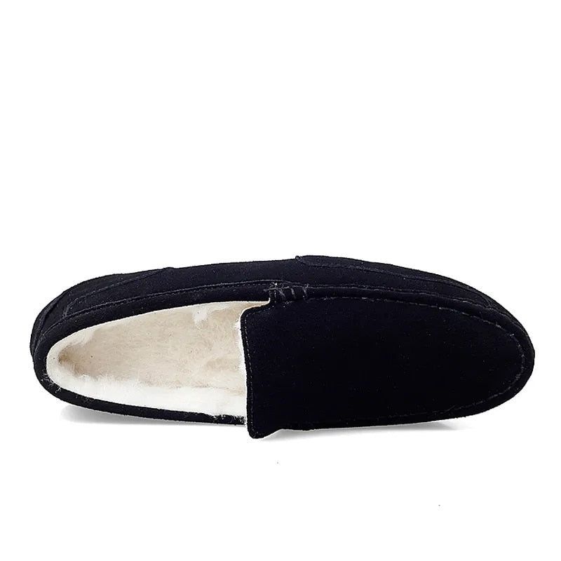 Gael Heren Leren Mocassin - Zwart Zonder Bont