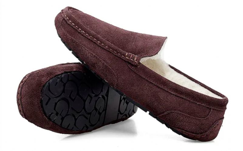 Gael Heren Leren Mocassin - Zwart Zonder Bont