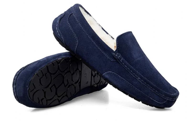 Gael Heren Leren Mocassin - Zwart Zonder Bont