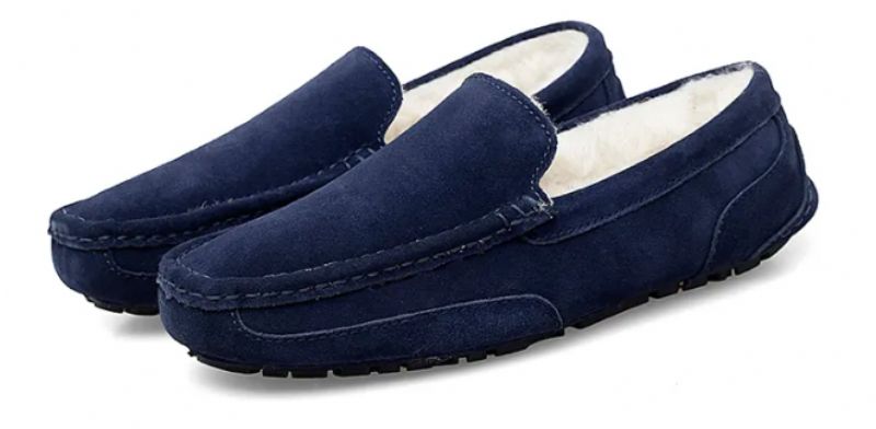 Gael Heren Leren Mocassin - Zwart Zonder Bont