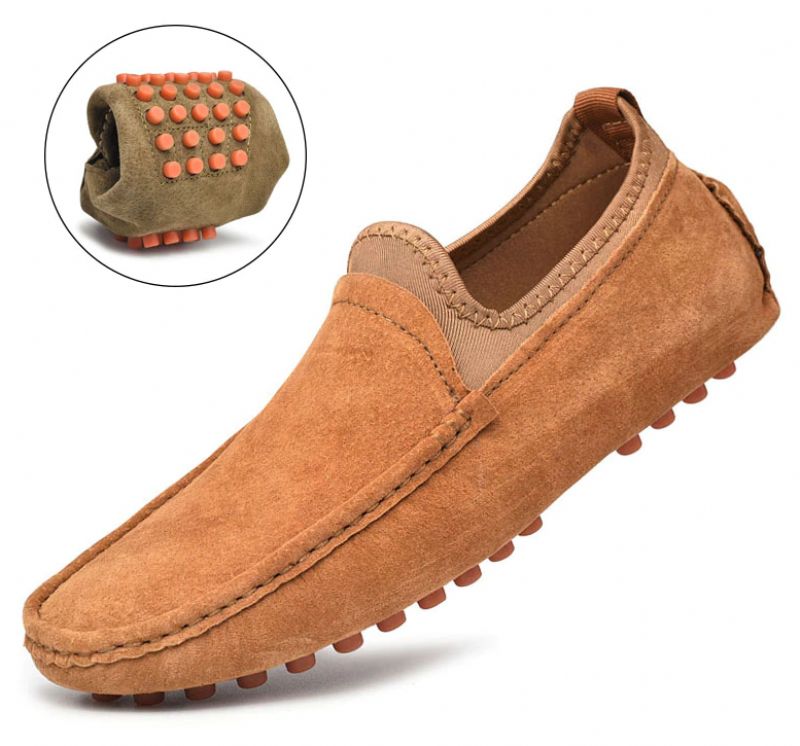 Galan Heren Loafers Schoenen - Oranje