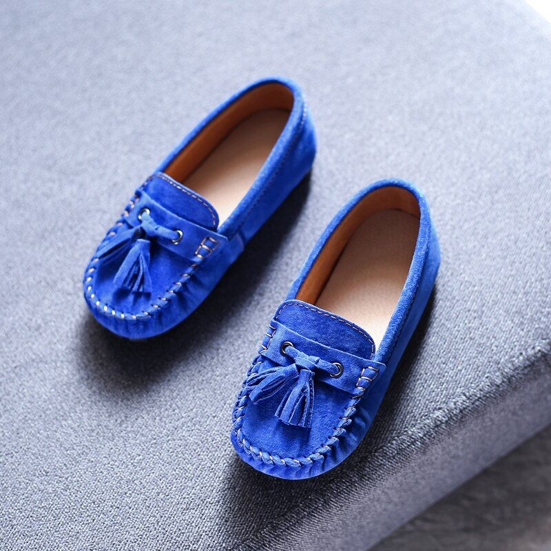 Galan Jongens Loafer Dress Schoenen - Oranje