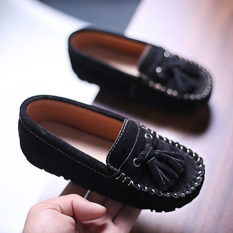 Galan Jongens Loafer Dress Schoenen - Oranje