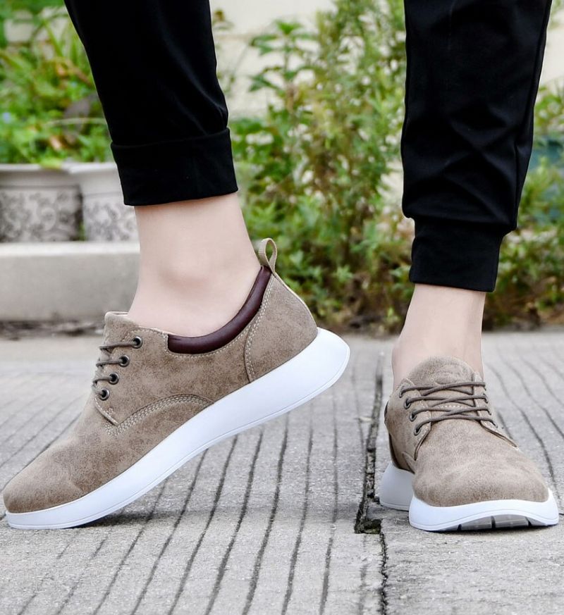 Galand Heren Casual Sneakers - Khaki