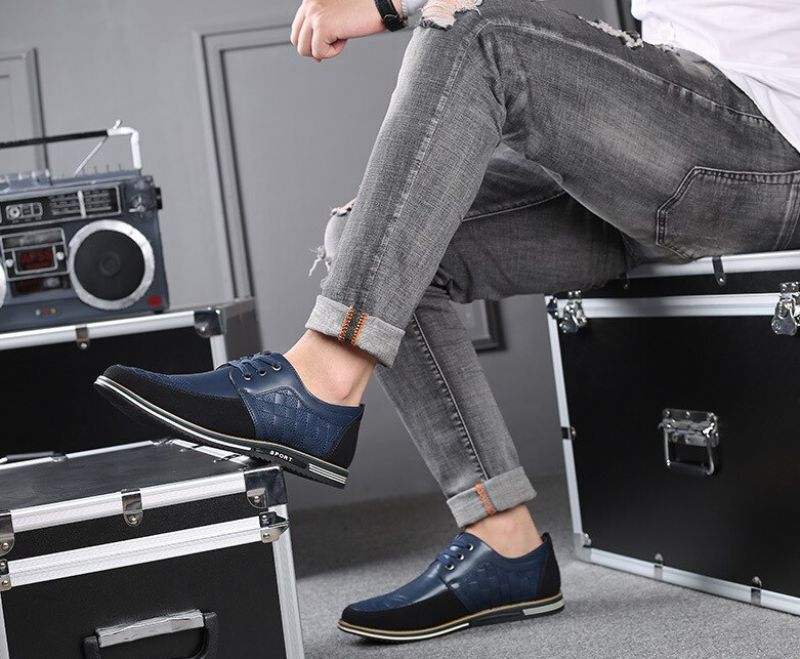 Galem Heren Loafers Fashion Schoenen - Zwart