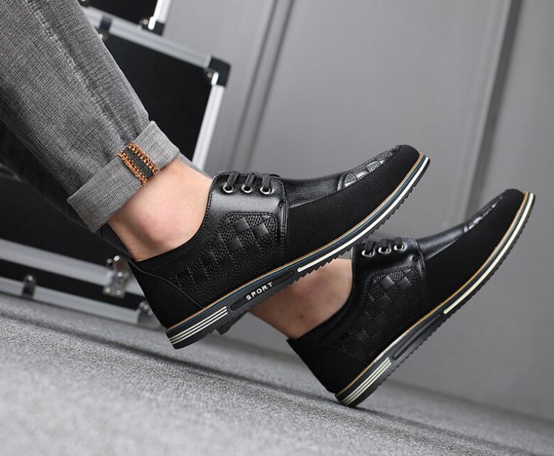 Galem Heren Loafers Fashion Schoenen - Zwart