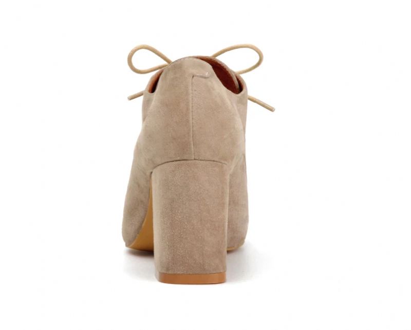 Galena Booties Enkellengte - Zand Suède