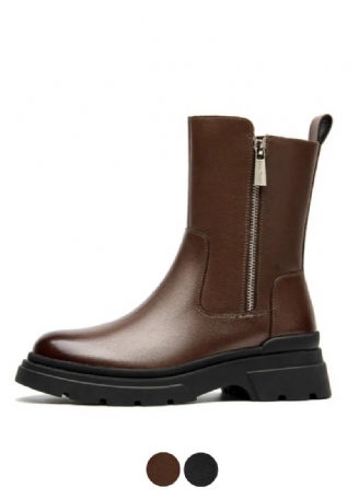 Galena Dames Platform Leather Boots