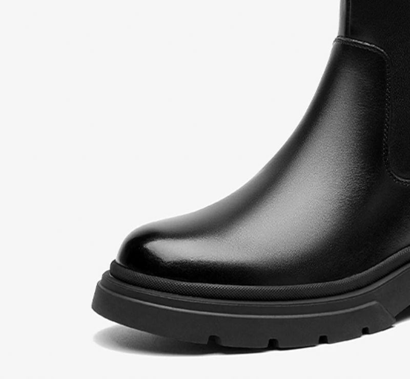 Galena Dames Platform Leather Boots - Bruin