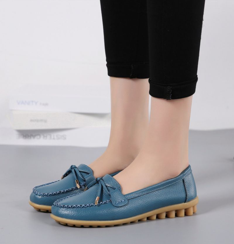 Galicia Dames Platte Schoenen - Rood