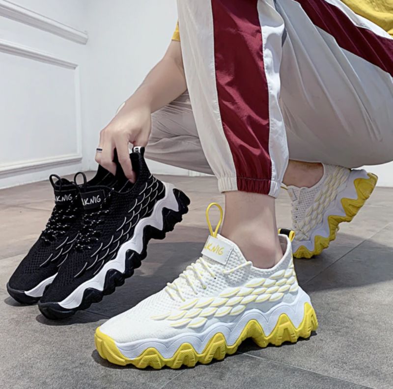 Ganan Heren Fashion Sneakers - Zwart