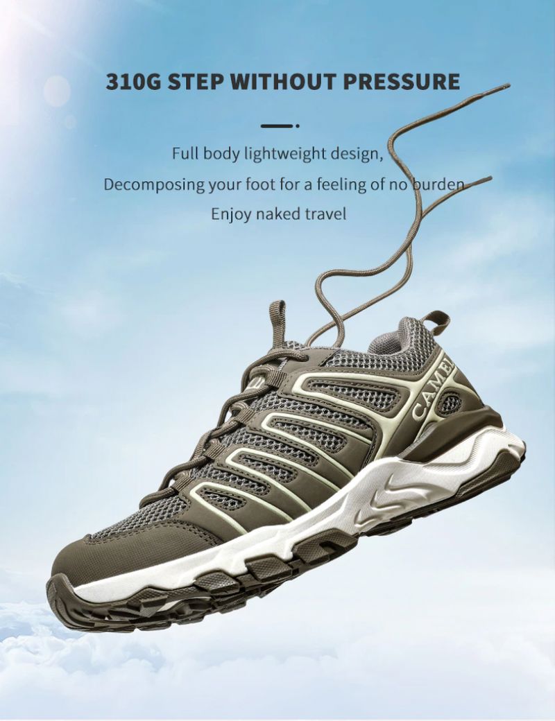Garen Heren Outdoor Sneakers - Zwart