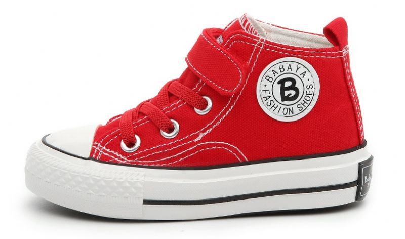 Garfi Unisex Hoge Sneaker Voor Kinderen - Rood